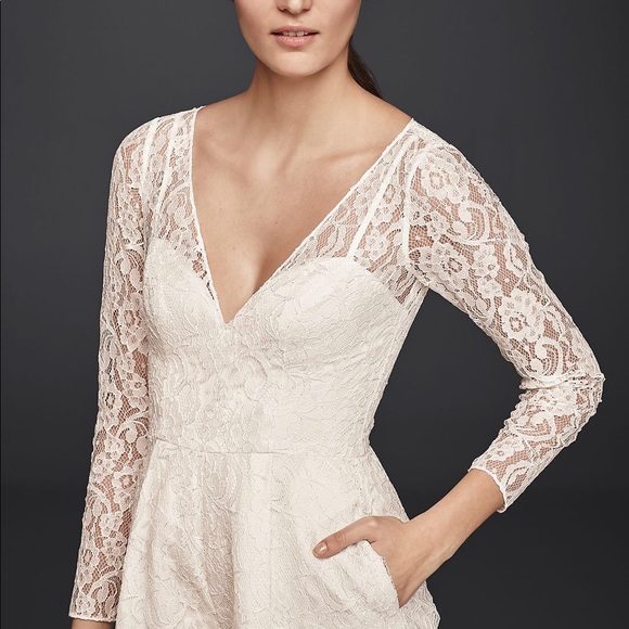 David’s Bridal Wedding Romper - Picture 3 of 3